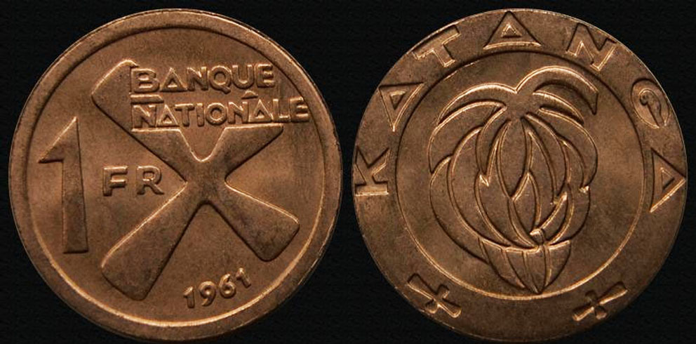 Катанга1 франк 1961